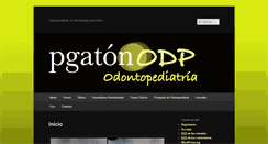 Desktop Screenshot of odontopediatria.pgaton.com